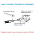 200000 BTU Outdoor Stove Propane Burner Gas Portable BBQ Grill Picnic Black Mini