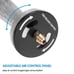 200000 BTU Outdoor Stove Propane Burner Gas Portable BBQ Grill Picnic Black Mini