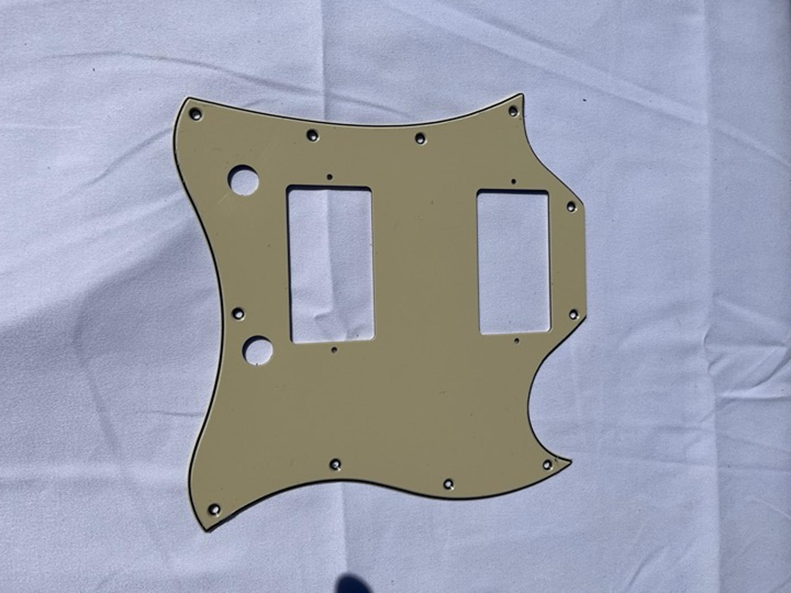 NEW OLD STOCK AGED WHITE GIBSON SG STANDARD PICKGUARD