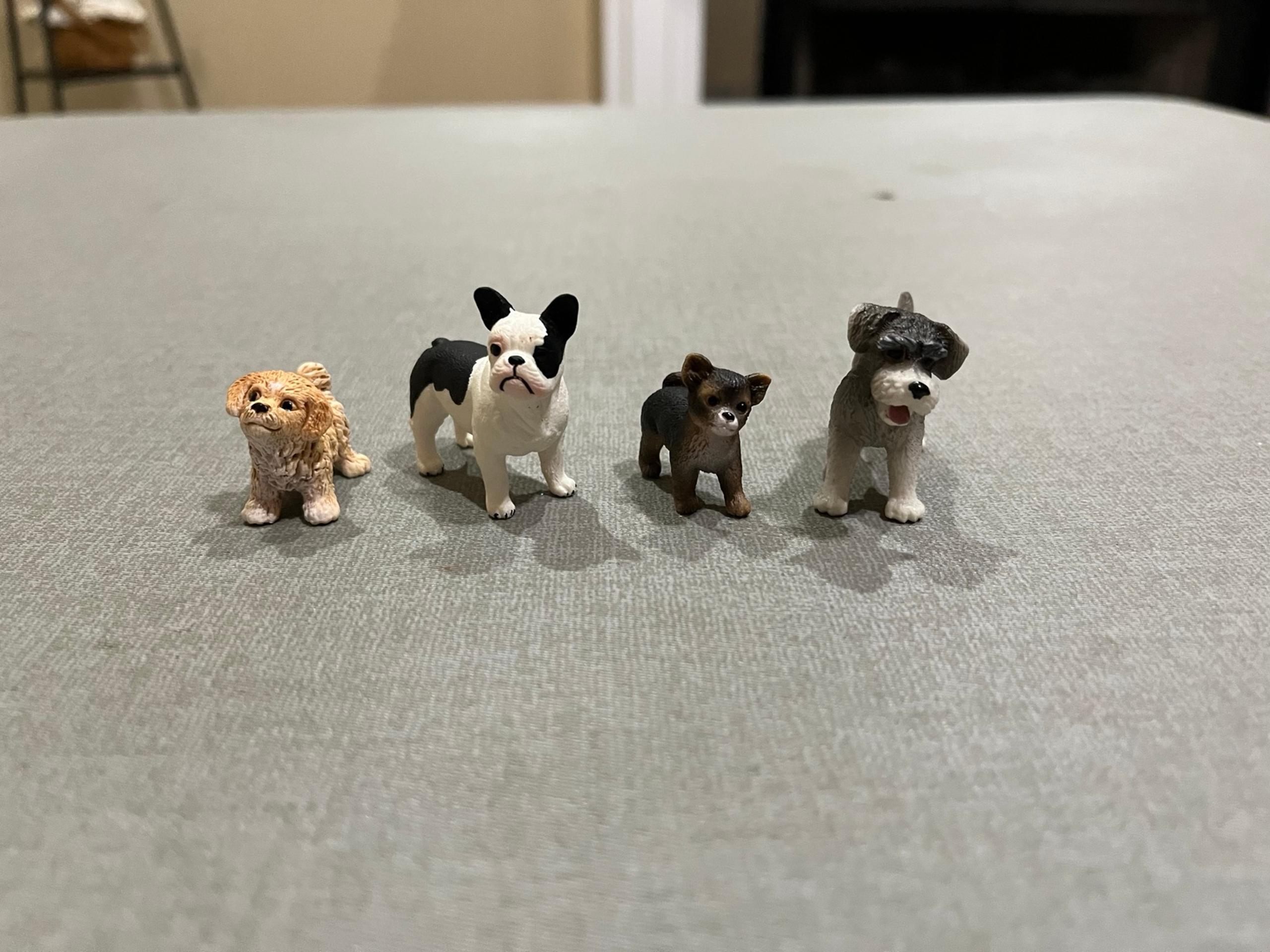 Schleich Dog/Puppy Animals Action Figure Toy Lot