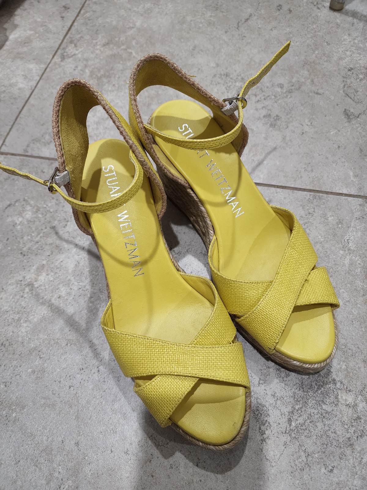 Stuart Weitzman Mirela Espadrille Yellow