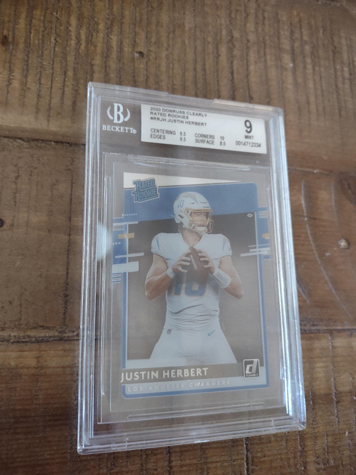 Justin Herbert Rookie Rated Rookie Clearly