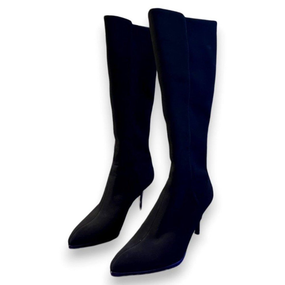 Stuart Weitzman Black Gore-Tex waterproof Knee High Stiletto Boots - Size 9