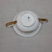 Vintage Wedgwood Red and Gold Cream Soup Bowl
