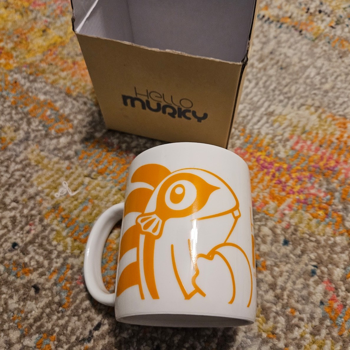 World Of Warcraft WOW Blizzard Hello Murky Murloc Orange Mug RARE