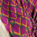 Diane von Furstenberg Julian Ikat Print Silk Jersey Wrap Dress Magenta Womens 2