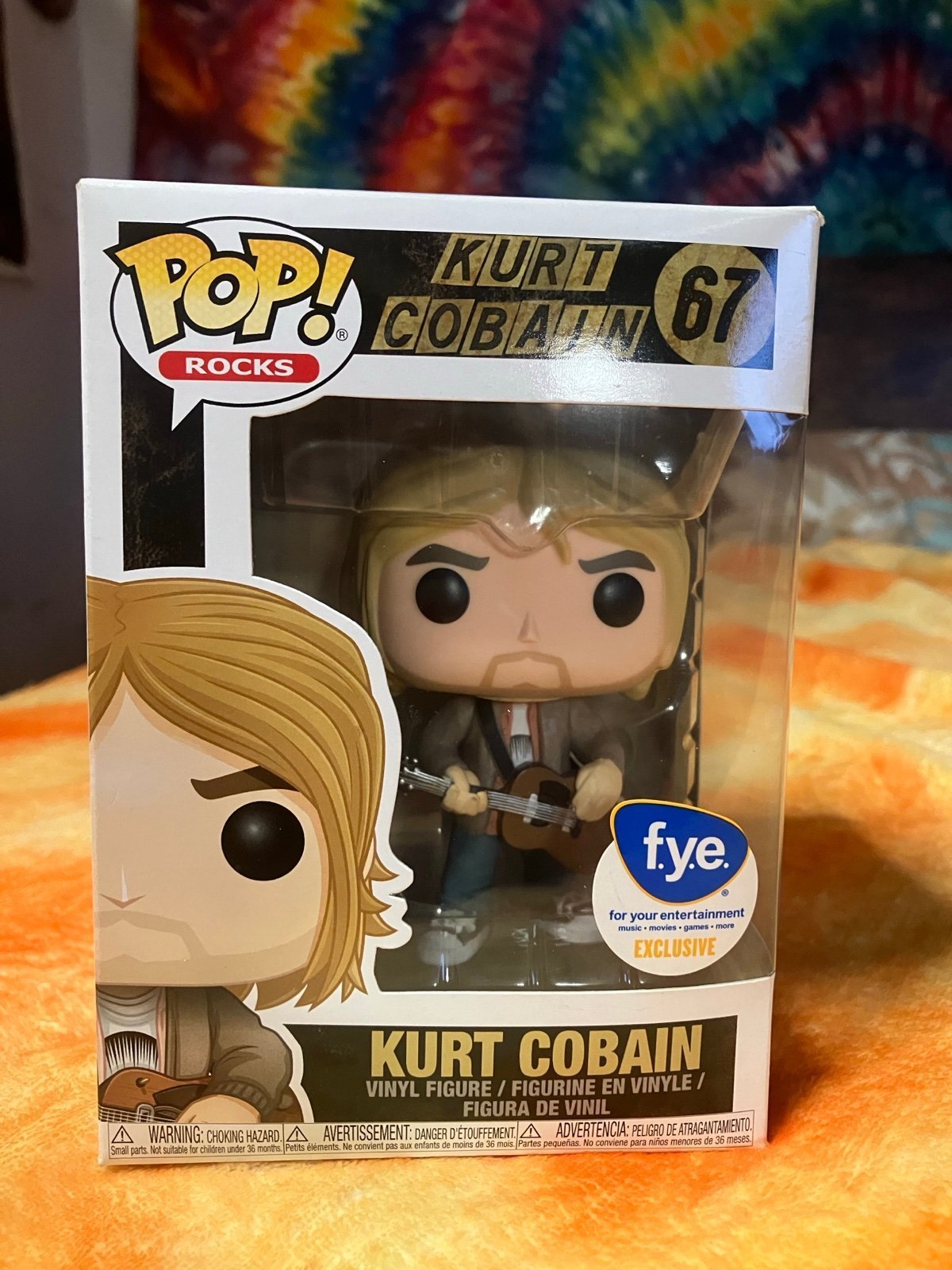 kurt cobain funko pop unplugged