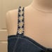 Ank Rouge - Floral lace denim bustier - new w/ tags