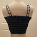 Ank Rouge - Floral lace denim bustier - new w/ tags