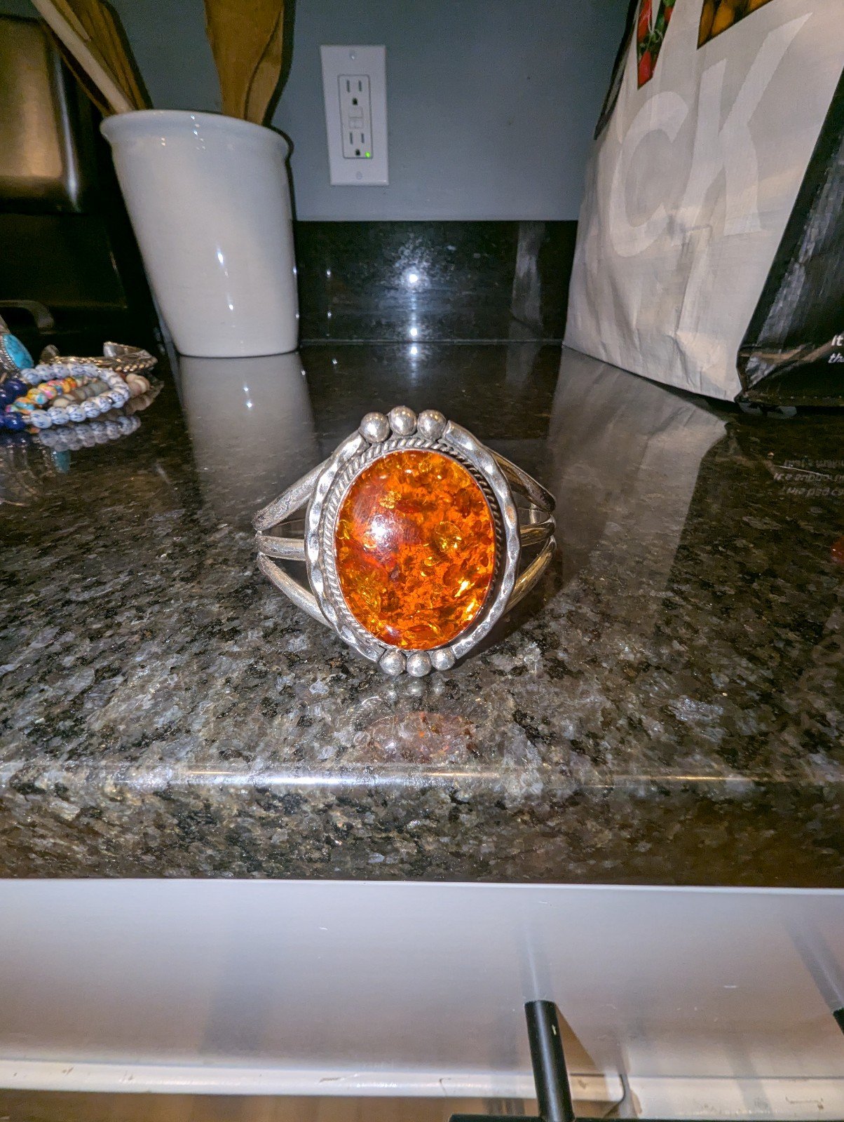 Native American sterling silver bracelet