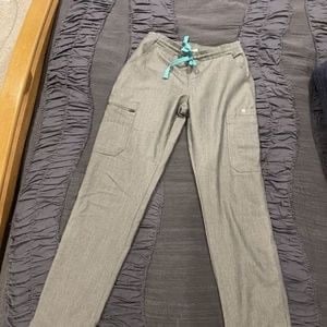 FIG Clothing Yola Skinny Scrub Pants in Graphite