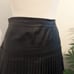 BCBGMAXAZRIA Pleated Lamb Leather Mini Skirt Black Size 8
