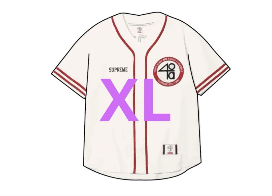 Supreme x 40 Acres Twill Baseball Jersey