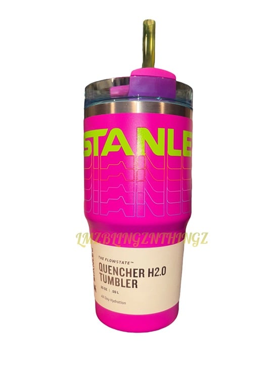 Stanley VIVID VIOLET REVERB FlowState Quencher H2.0 20oz Tumbler~BNWT
