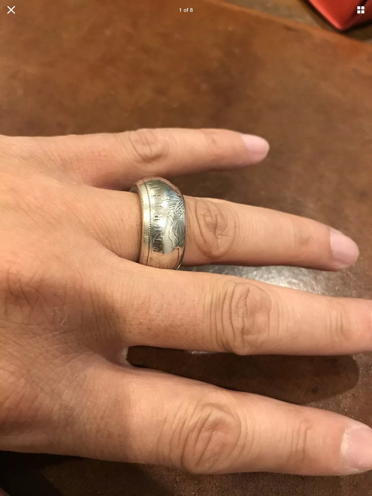 E Pluribus Unum 1921 One Dollar Ring