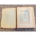Antique Victorian 1800s white ivory celluloid silver photo picture album book
