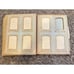 Antique Victorian 1800s white ivory celluloid silver photo picture album book