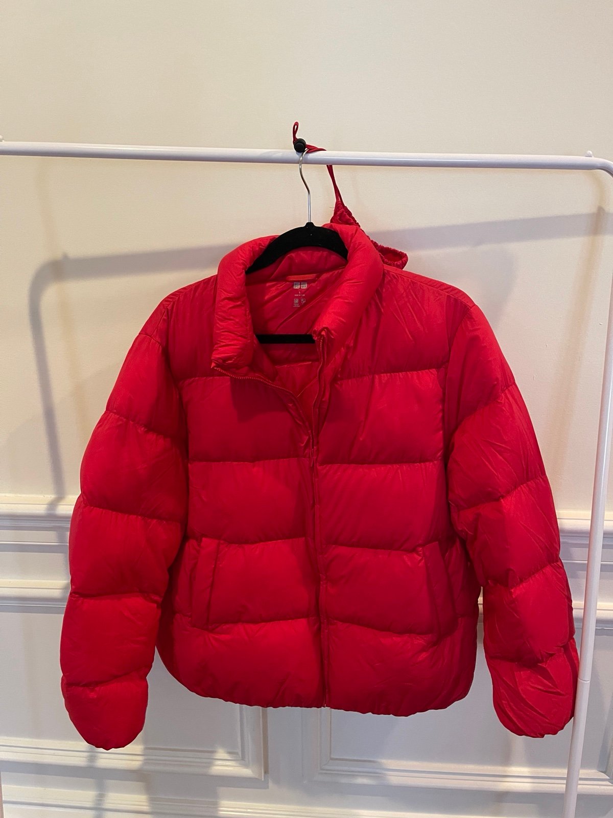 UNI QLO Red Puffer Jacket