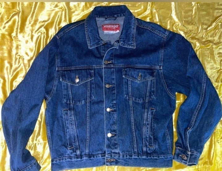 Vintage Wrangler Hero denim jean jacket EUC