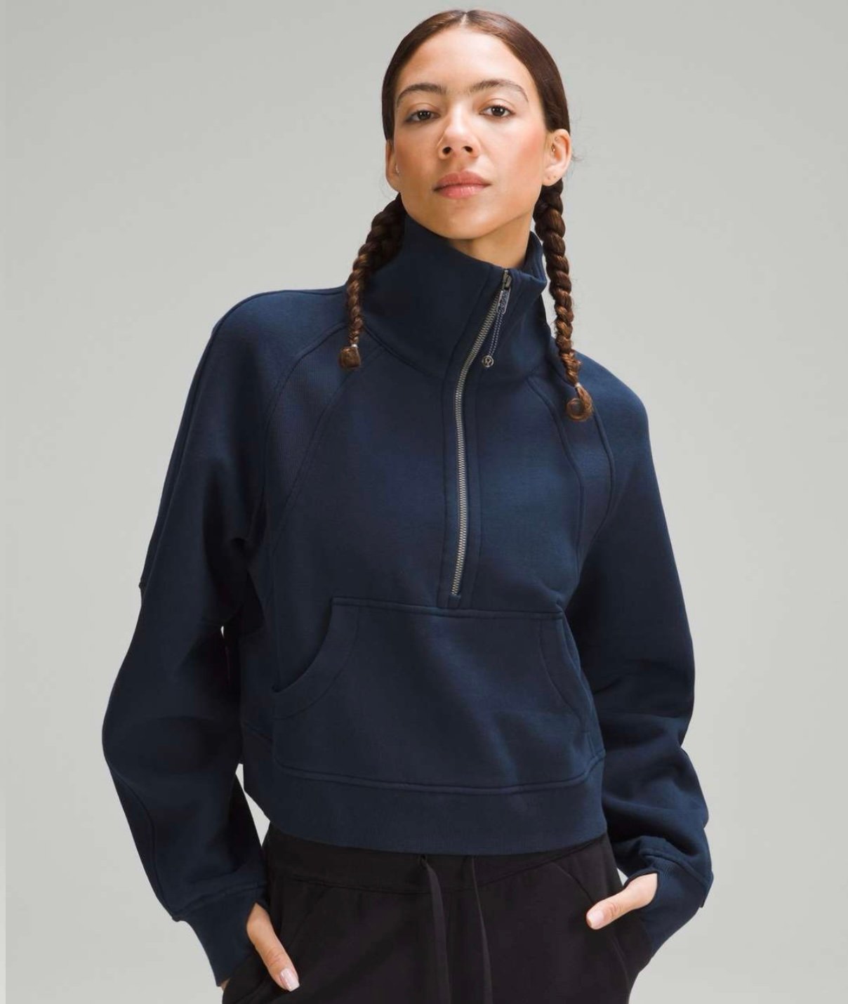 Lululemon Scuba Oversized Funnel-Neck Half Zip