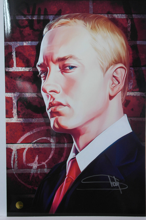 11x17 Autographed Poster - Slim Shady - Eminem + COA