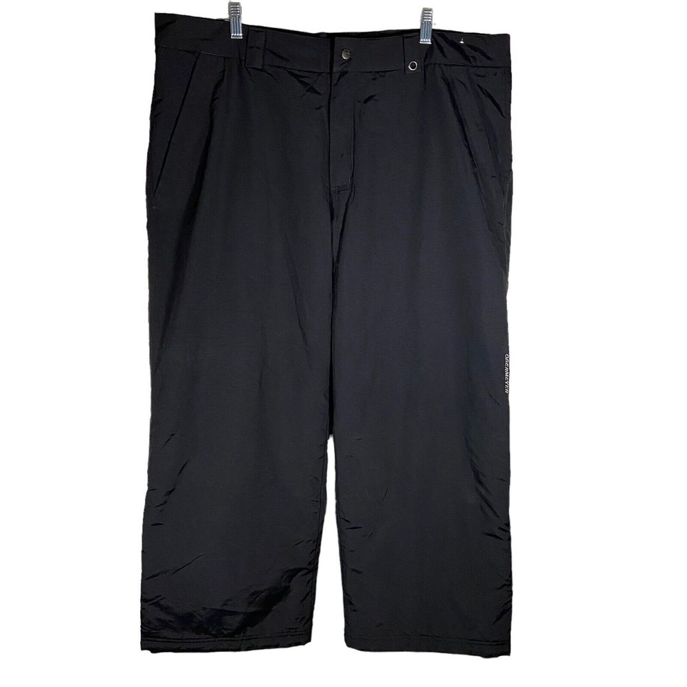 OBERMEYER Black Snow Ski Snowboard Pants Size XL Unisex Outdoor Wide Straight