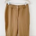 Dolce & Gabbana Camel Cropped Pants Women Size IT 44 US 8 Flare Leg Zippered