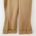 Dolce & Gabbana Camel Cropped Pants Women Size IT 44 US 8 Flare Leg Zippered