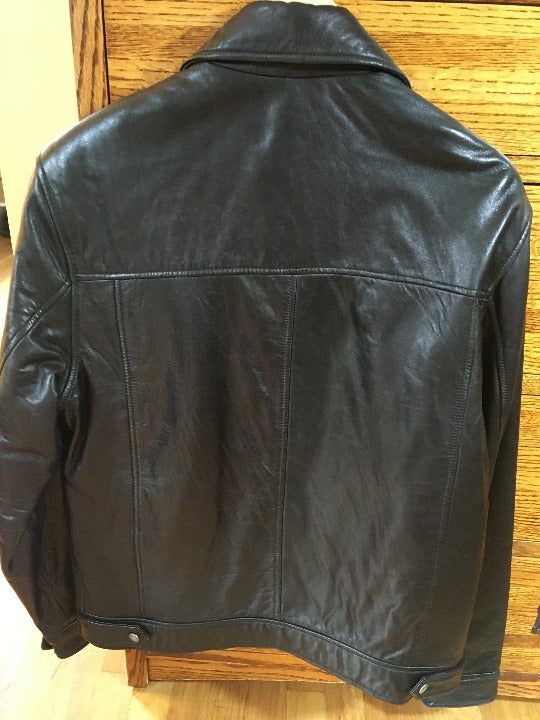 Vintage London Fog Leather Jacket Coat Size L Mens | eBay