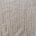 Alan Flusser Mens 100% Cashmere Cable Knit V-Neck Sweater Large Heathered Gray