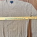 Alan Flusser Mens 100% Cashmere Cable Knit V-Neck Sweater Large Heathered Gray