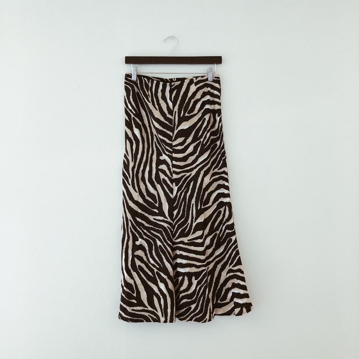 NWT Animal Print Midi Skirt