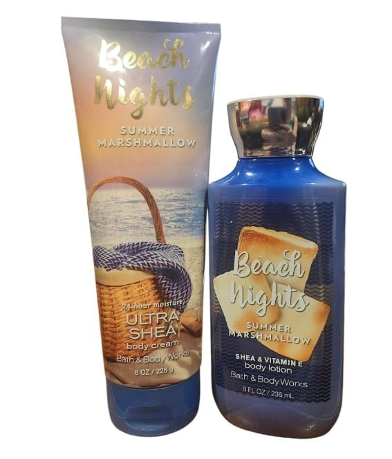 Bath & Body Works Beach Nights Summer Marshmallow Set