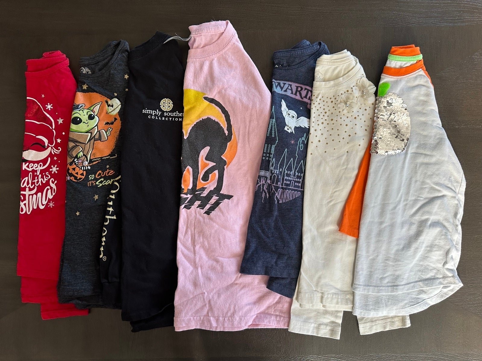 Bundle of 7 shirts size 6/6x