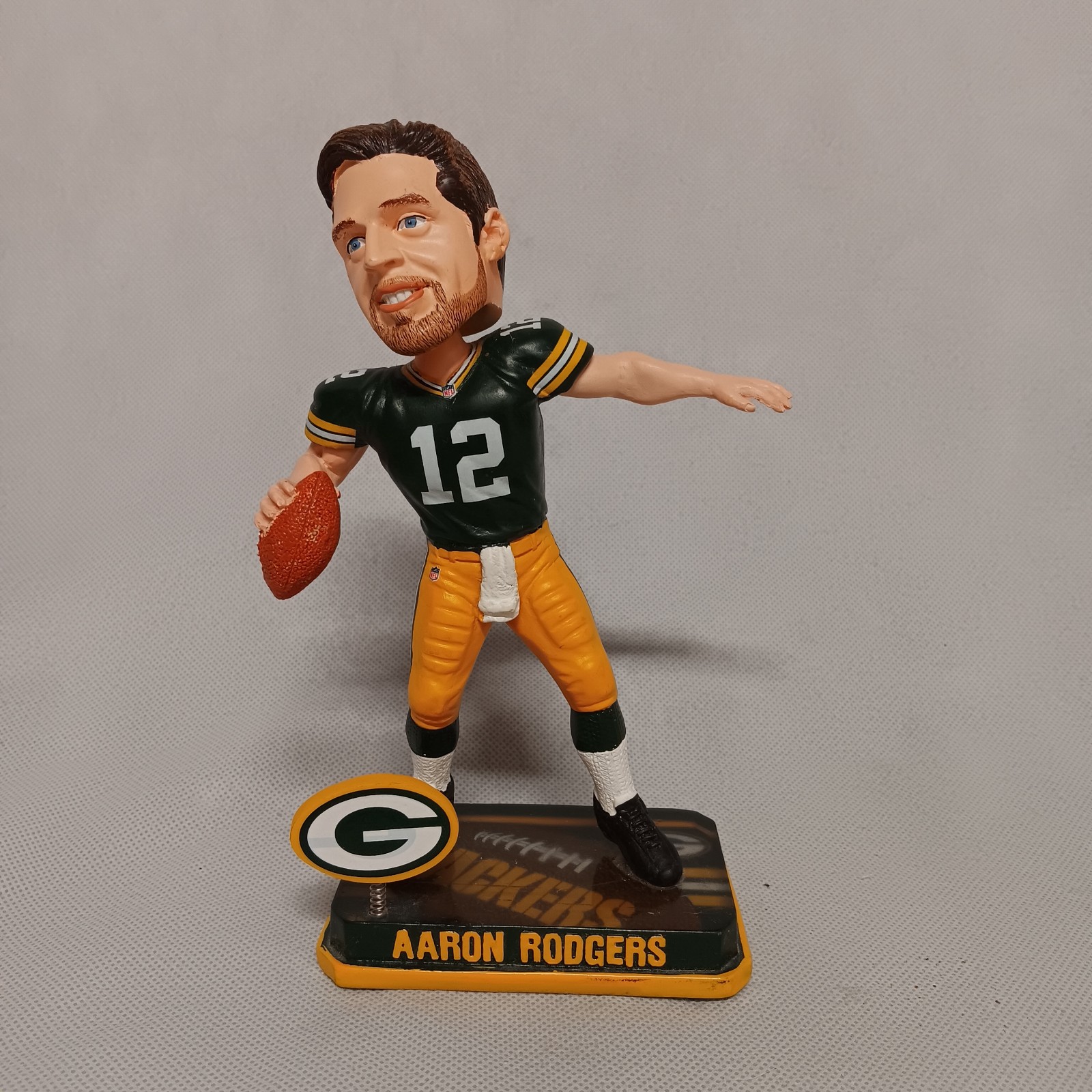 Aaron Rodgers Green Bay Bobblehead Legends of the Field Forever Collectibiles