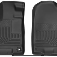 Husky Liners 18411 WeatherBeater Black Front Floor Liners for 16-21 Honda Pilot