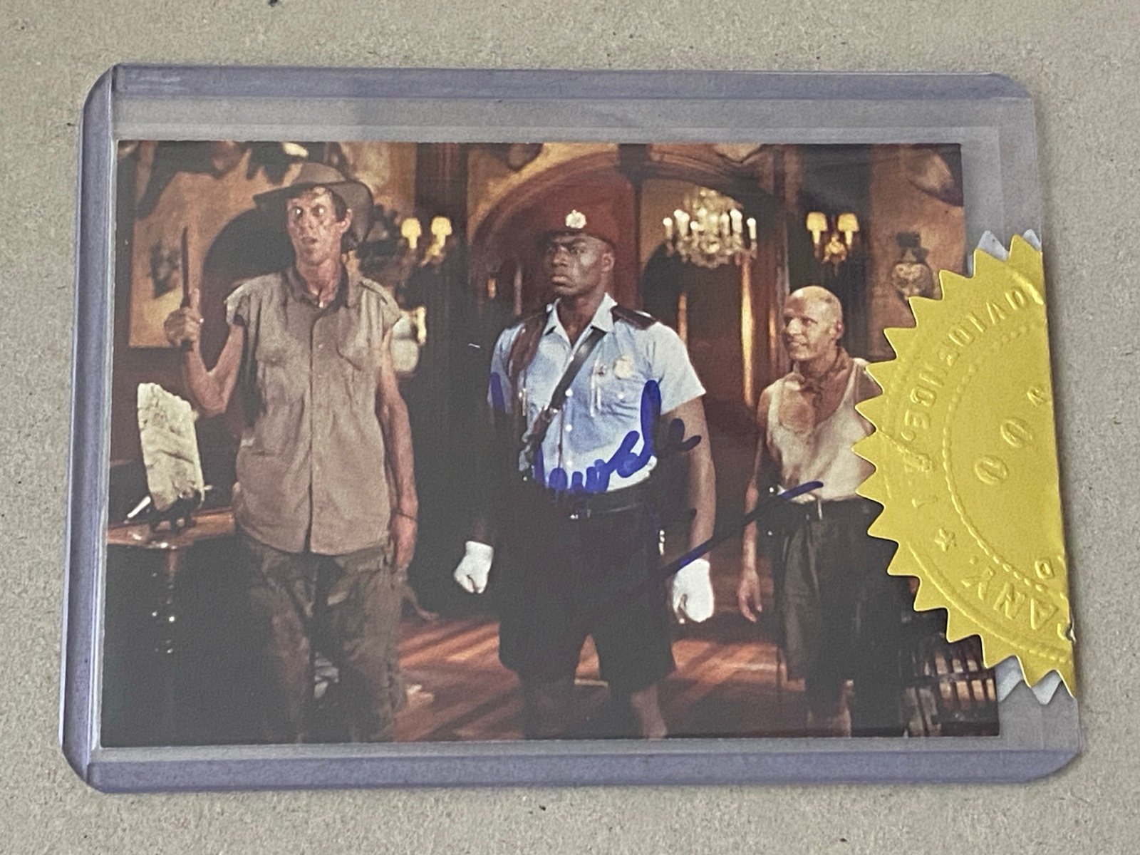 ACE VENTURA 2 - AUTOGRAPHED CARD w/ COA - Adewale Akinnuoye-Agaje