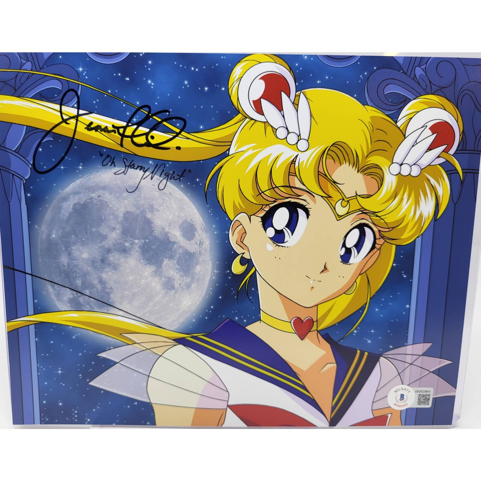 Sailor Moon signed autographed Singing Voice 8x10 Photo Jennifer Cihi