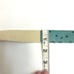 Club Monaco Blue Ostrich Leather Style Canvas Knit Belt