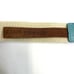 Club Monaco Blue Ostrich Leather Style Canvas Knit Belt
