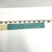 Club Monaco Blue Ostrich Leather Style Canvas Knit Belt
