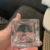 Vintage Crescent Moon Face Perfume Bottle