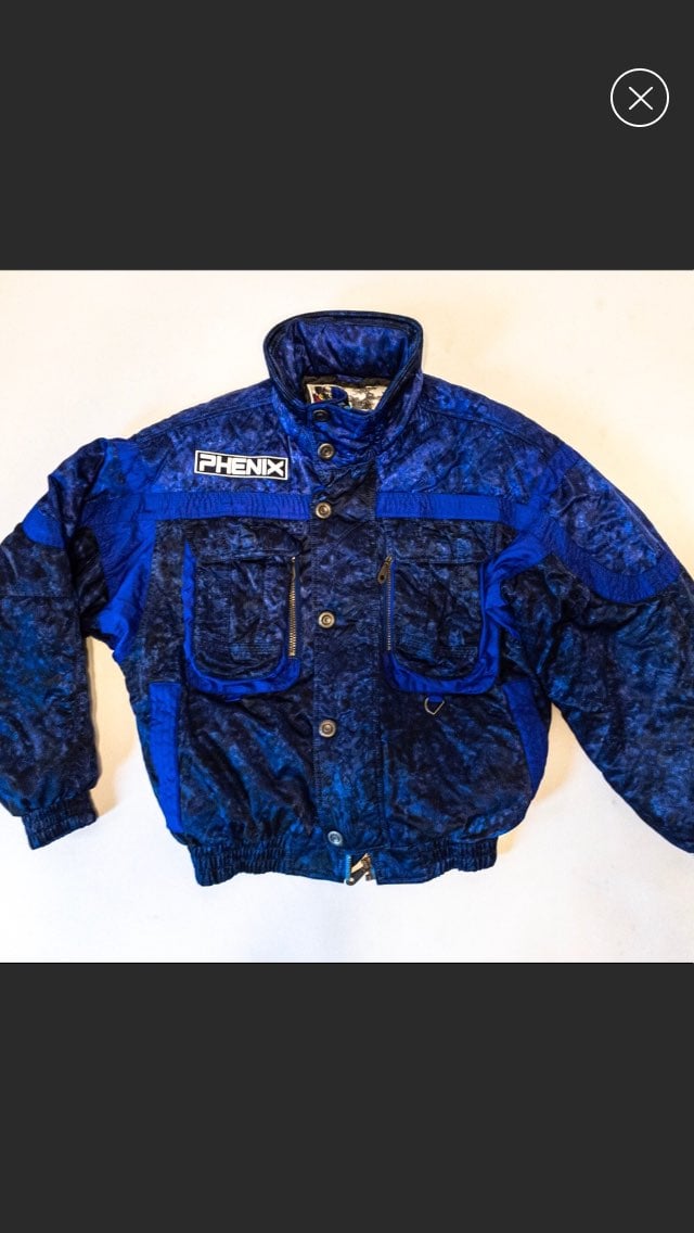 vintage 80s womens phenix ski coat