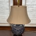 Asian Chinese Traditional Style Table Lamp Single - Blue & White Ceramic base