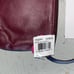 COACH quilted park wristlet, NWT F50097 burgundy multi leather