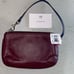 COACH quilted park wristlet, NWT F50097 burgundy multi leather