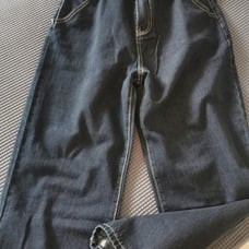 high waist jeans women's straight loose slim spring dress