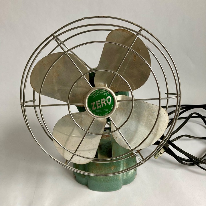 Vintage McGraw Electric Co. ZERO Fan Model 1250R TESTED & WORKS!
