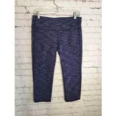 Athleta Women’s Size M Medium capris Purple Stretchy cropped Leggings Pants
