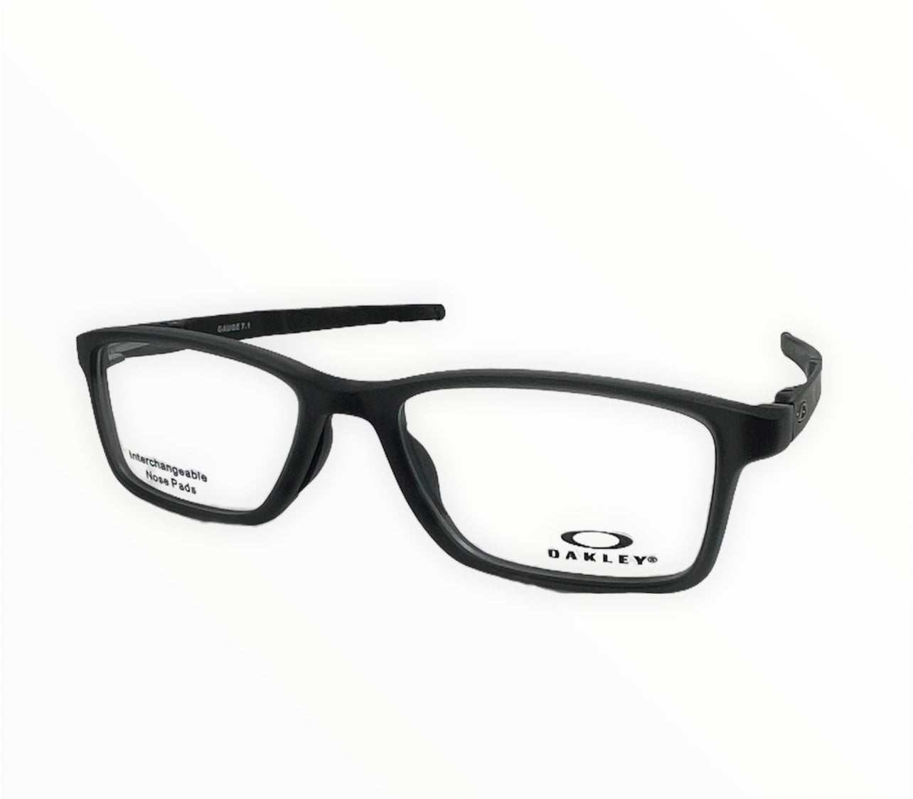Oakley Men’s Eyeglasses OX8112 Gauge 7.1 Satin Grey Smoke